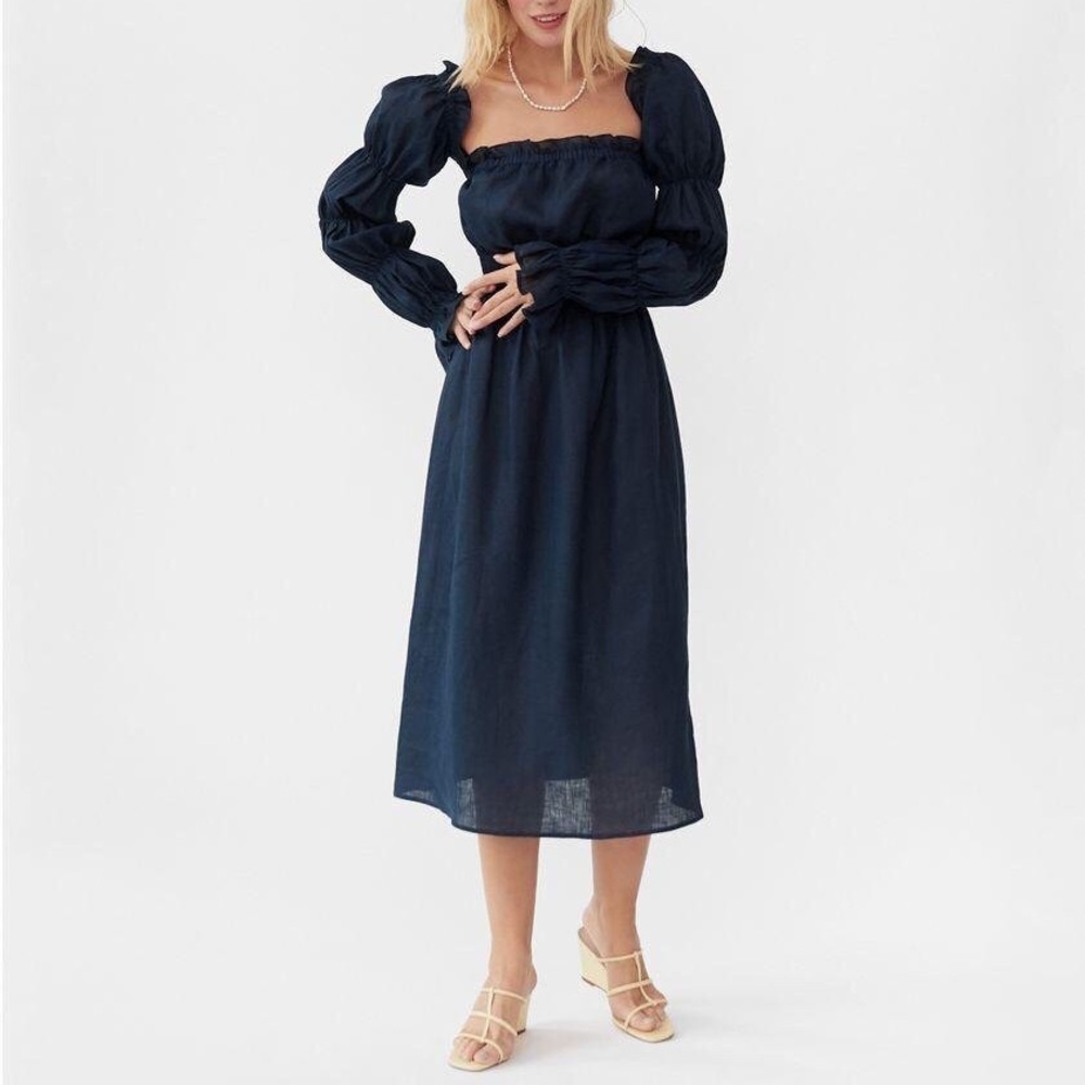 Sleeper Michelin Linen Dress